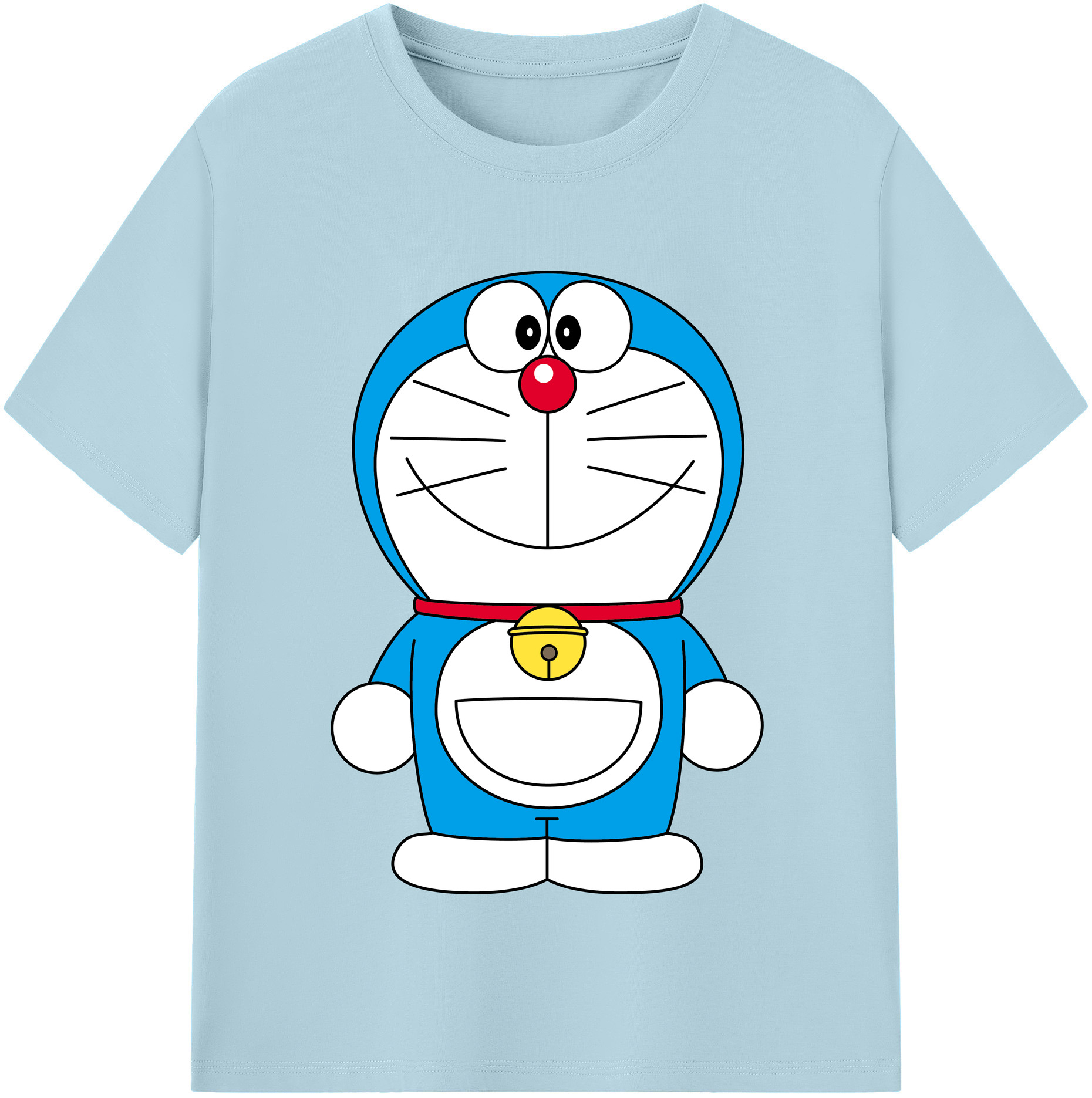 （画像用） ドラえもん Doraemon 綿100％半袖Tシャツ（フロントプリント）